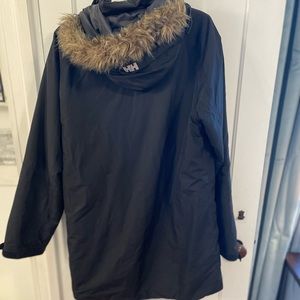 Helly Hansen winter parka with fur trim XL